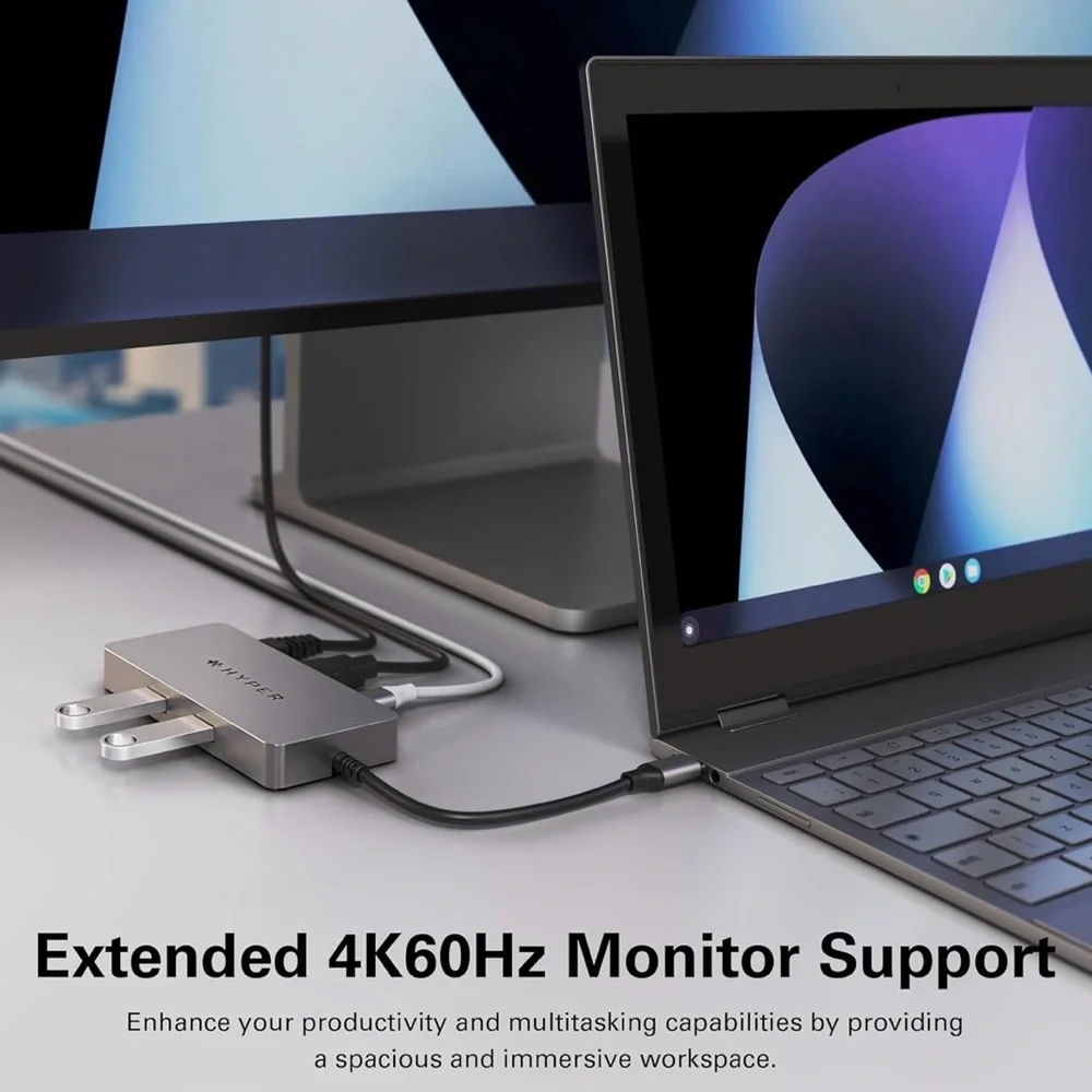 Hype USB-C Multi-Port Adapter - Silver